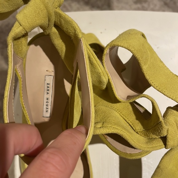 Suede Zara tie back heels - Picture 7 of 9